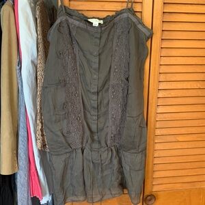 Trinity cotton silk top